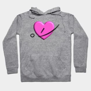 “I ❤️ Shorthand” in shorthand 3D Hoodie